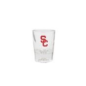 USC Trojans SC Interlock Heavy Bottom Tapered Shot Glass